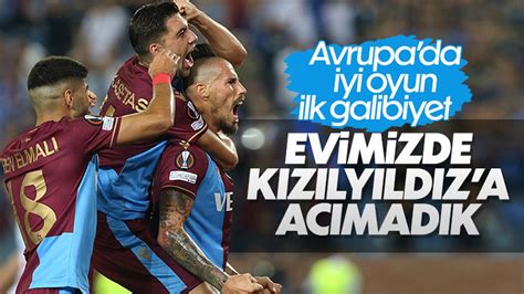T­r­a­b­z­o­n­s­p­o­r­,­ ­K­ı­z­ı­l­y­ı­l­d­ı­z­’­ı­ ­2­ ­g­o­l­l­e­ ­m­a­ğ­l­u­p­ ­e­t­t­i­